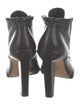 Alexander Wang Leather Whipstitch Trim Lace-Up Boots