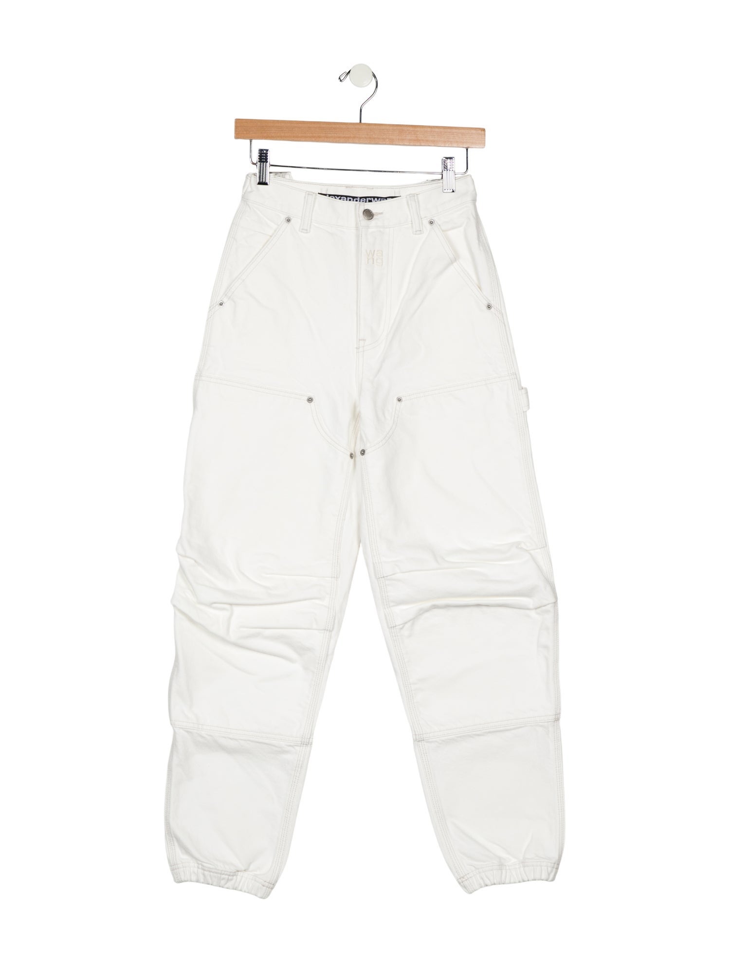Alexander Wang High-Rise Straight Leg Jeans
