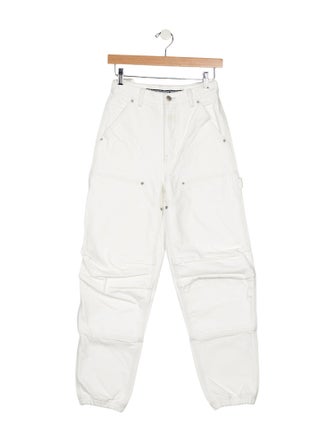 Alexander Wang High-Rise Straight Leg Jeans
