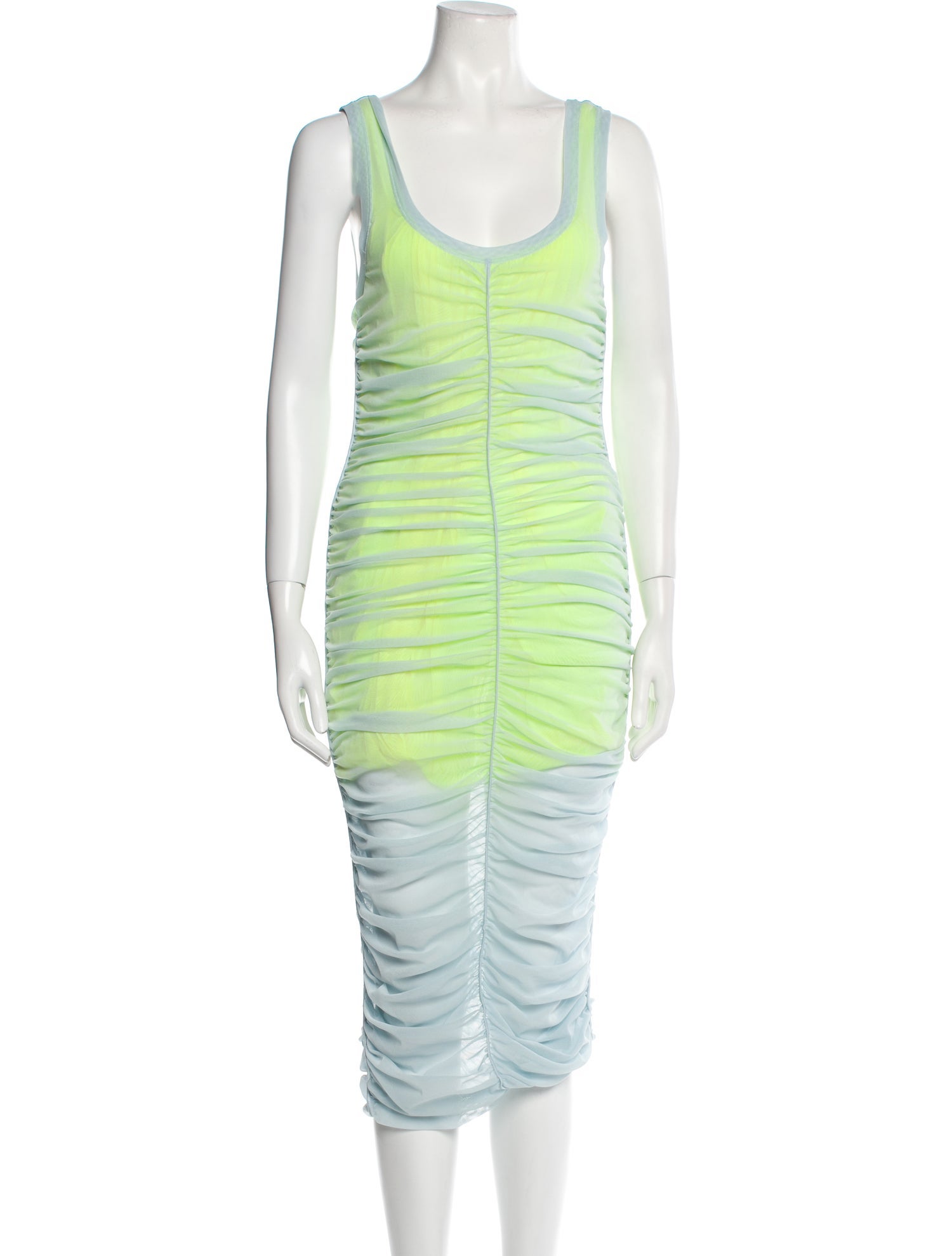 Alexander Wang Scoop Neck Midi Length Dress