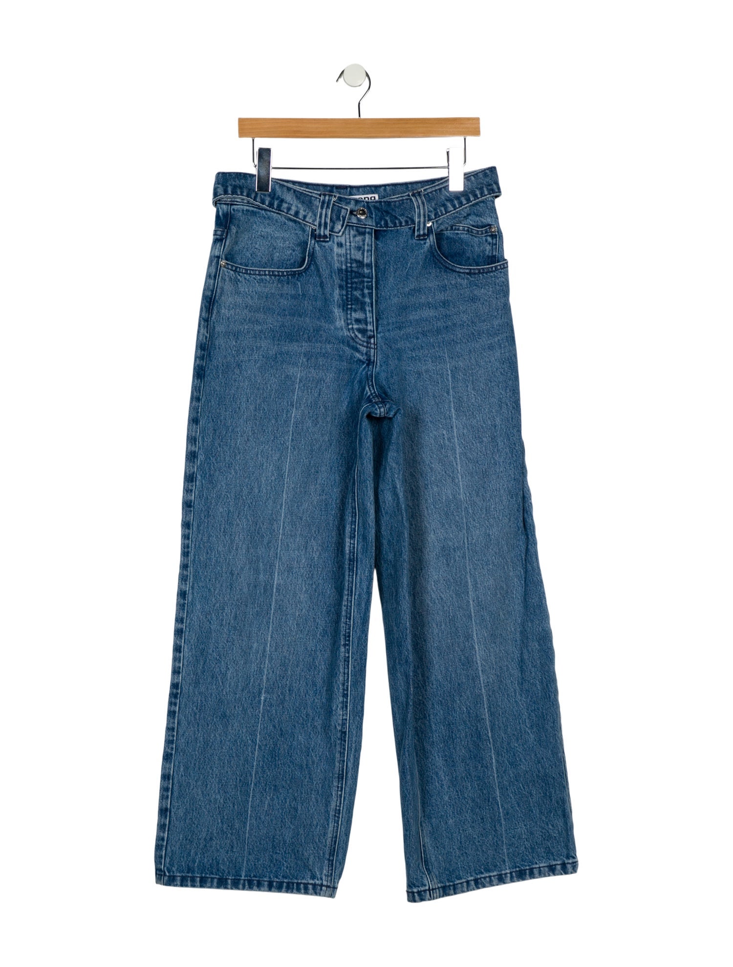 Alexander Wang High-Rise Wide Leg Jeans