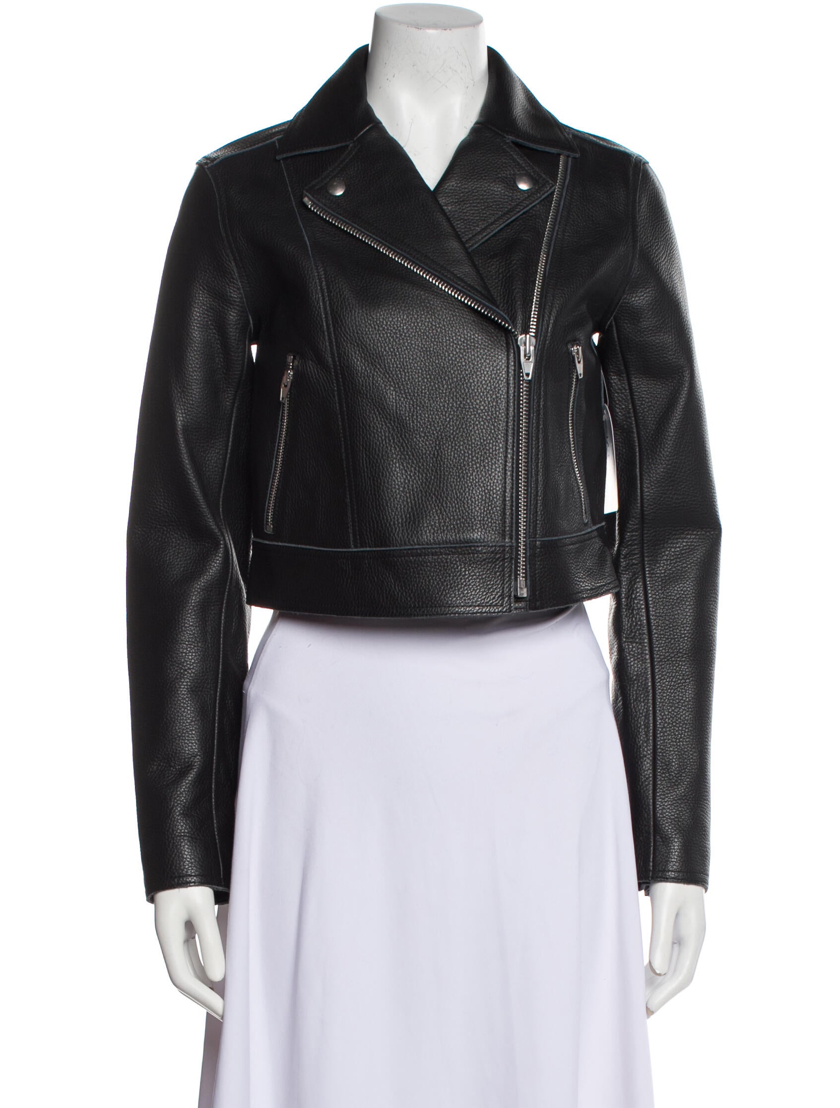 Alexander Wang Calf Leather Biker Jacket W/Tags w/ Tags