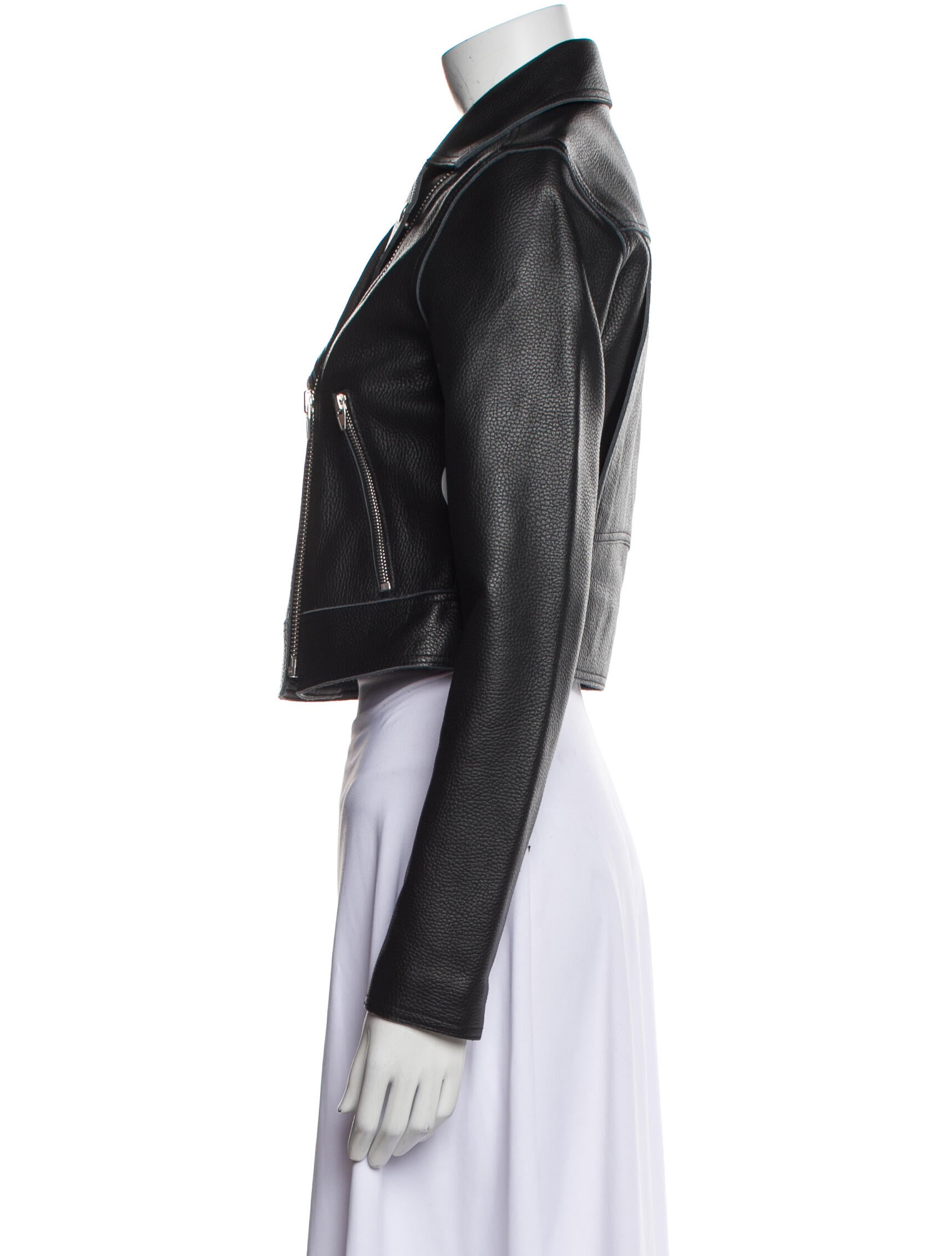 Alexander Wang Calf Leather Biker Jacket W/Tags w/ Tags