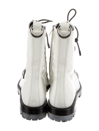 Alexander Wang Patent Leather Combat Boots