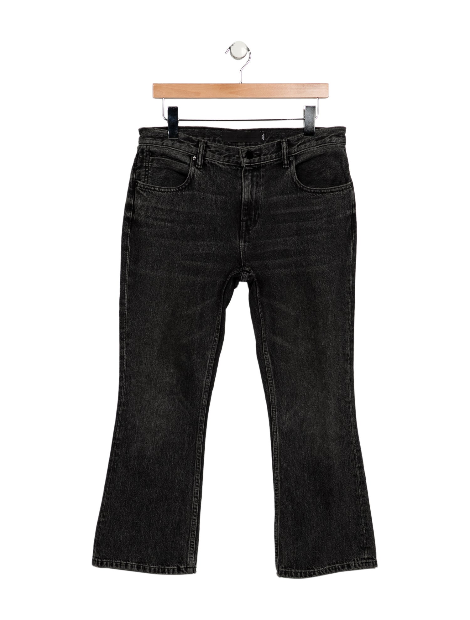 Alexander Wang Mid-Rise Wide Leg Jeans
