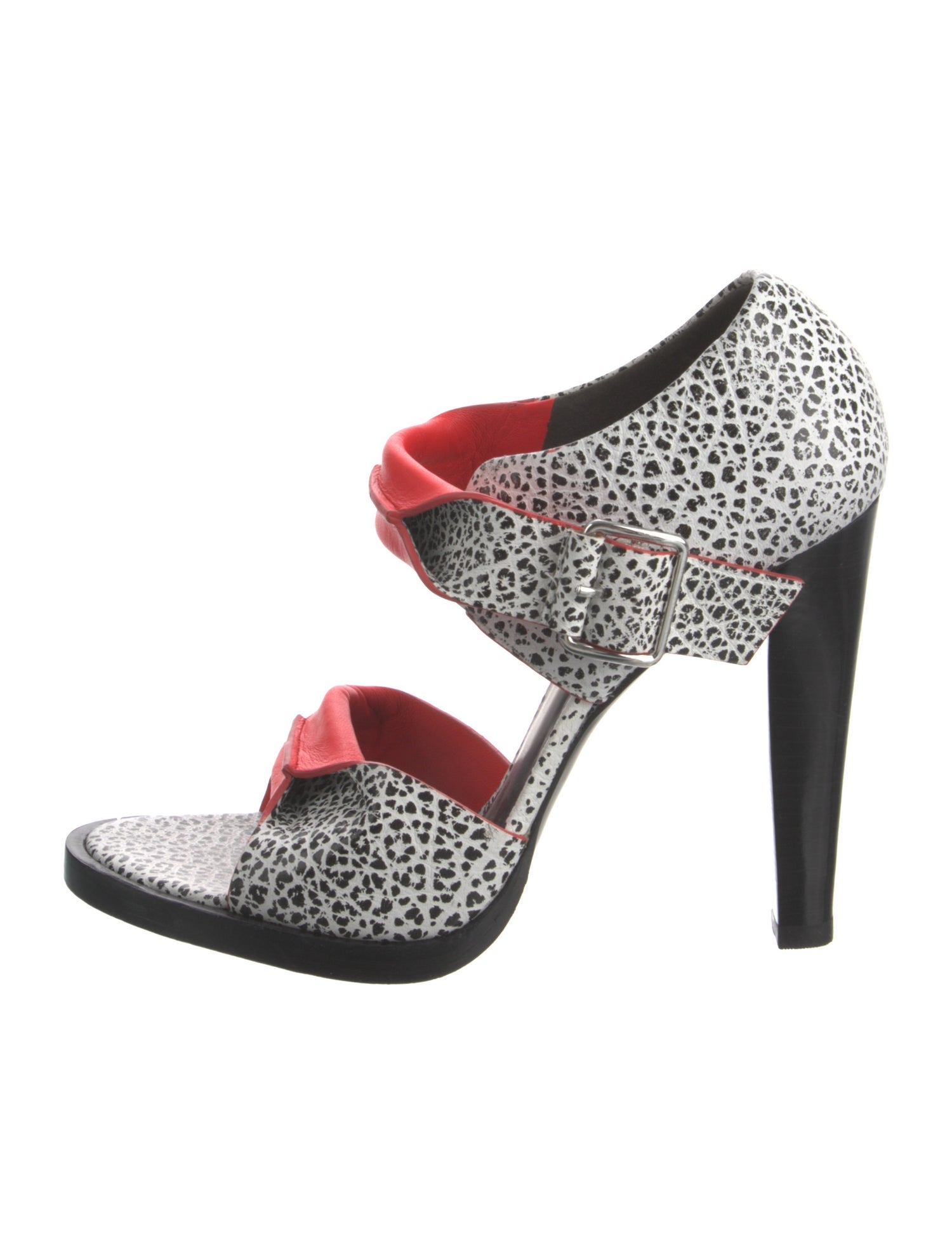 Alexander Wang Leather Printed Sandals