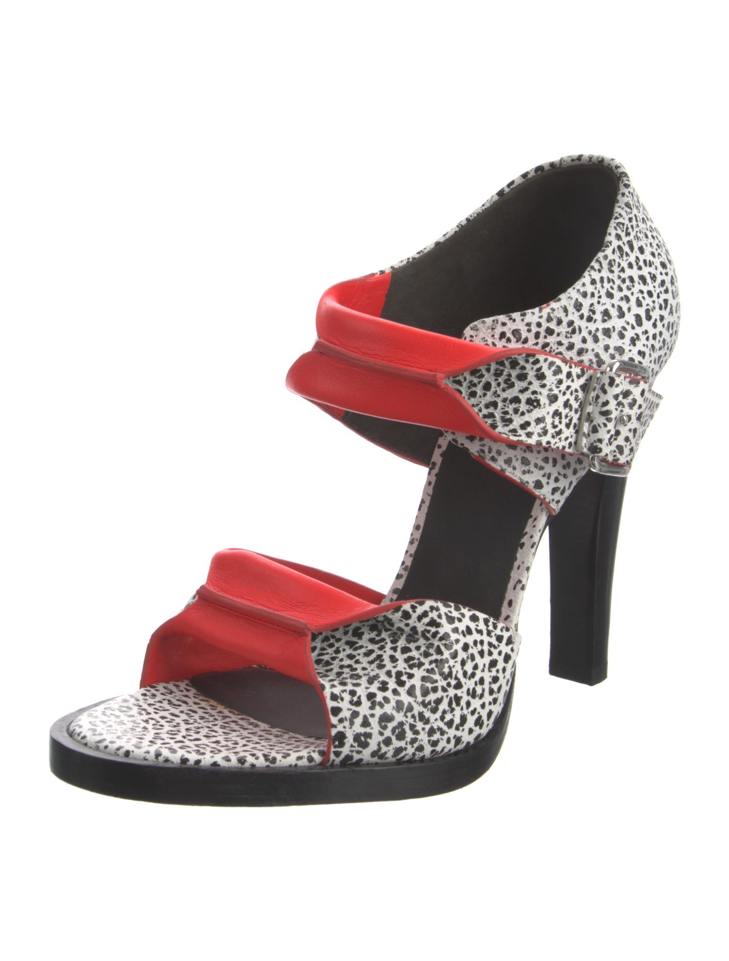 Alexander Wang Leather Printed Sandals