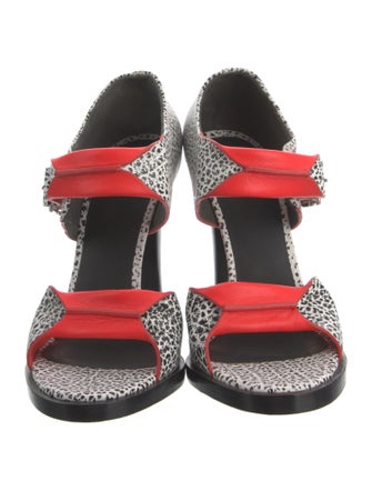 Alexander Wang Leather Printed Sandals