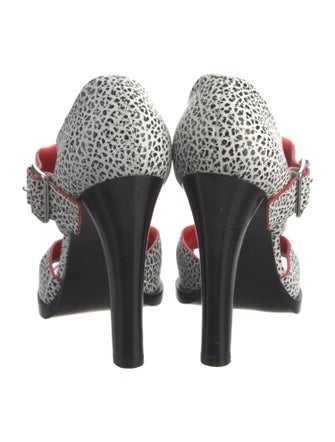 Alexander Wang Leather Printed Sandals