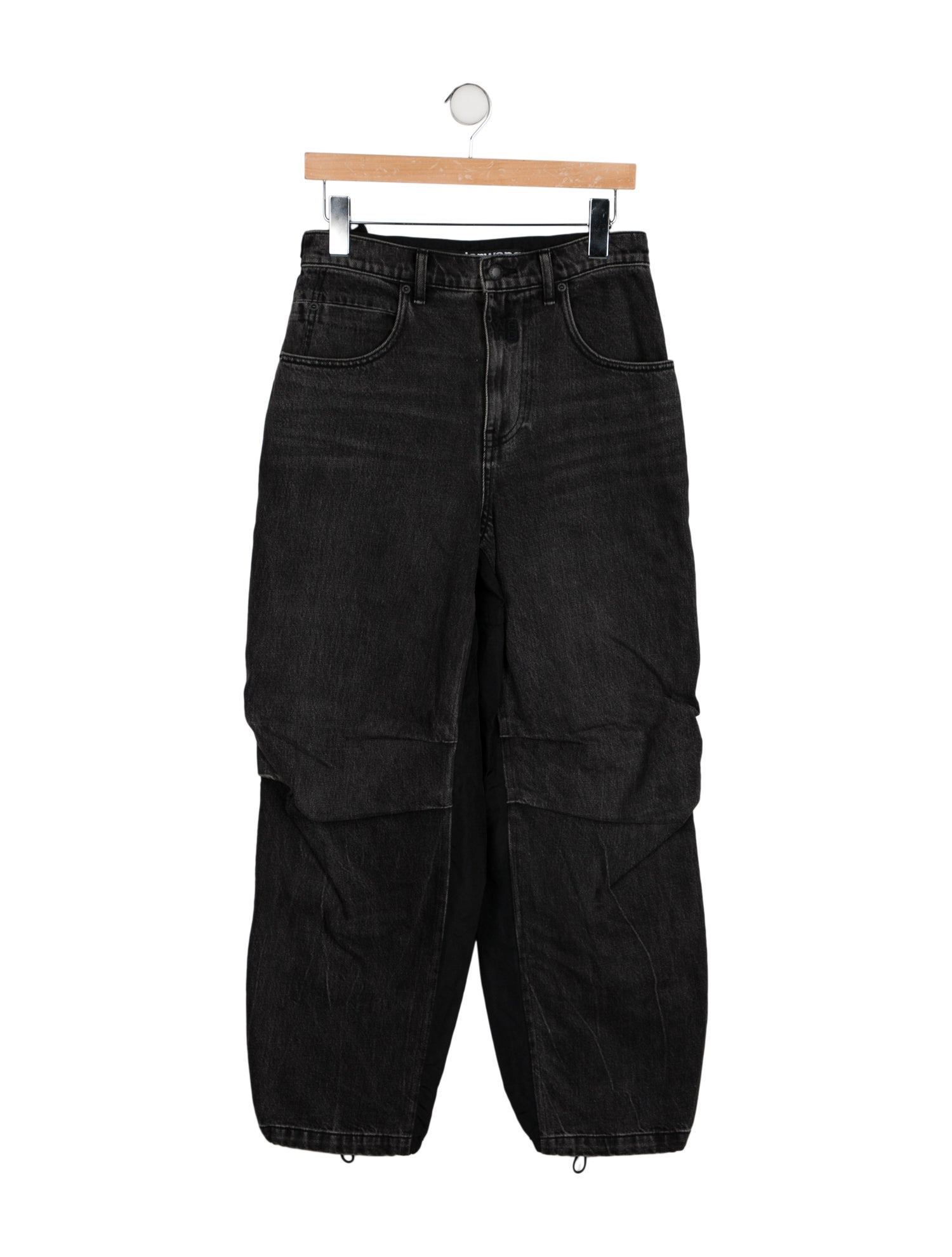 Alexander Wang High-Rise Straight Leg Jeans