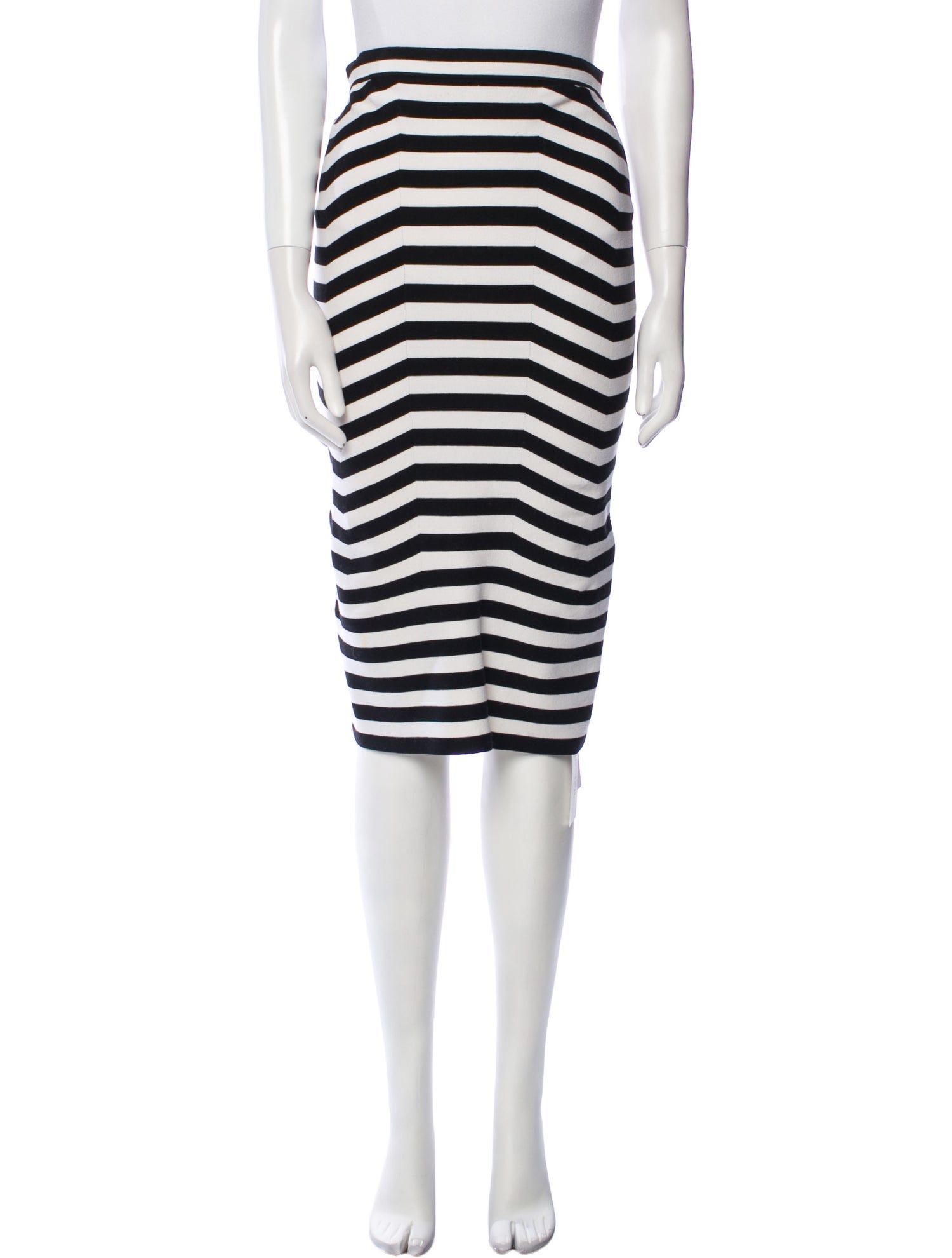 Alexander Wang Striped Knee-Length Skirt