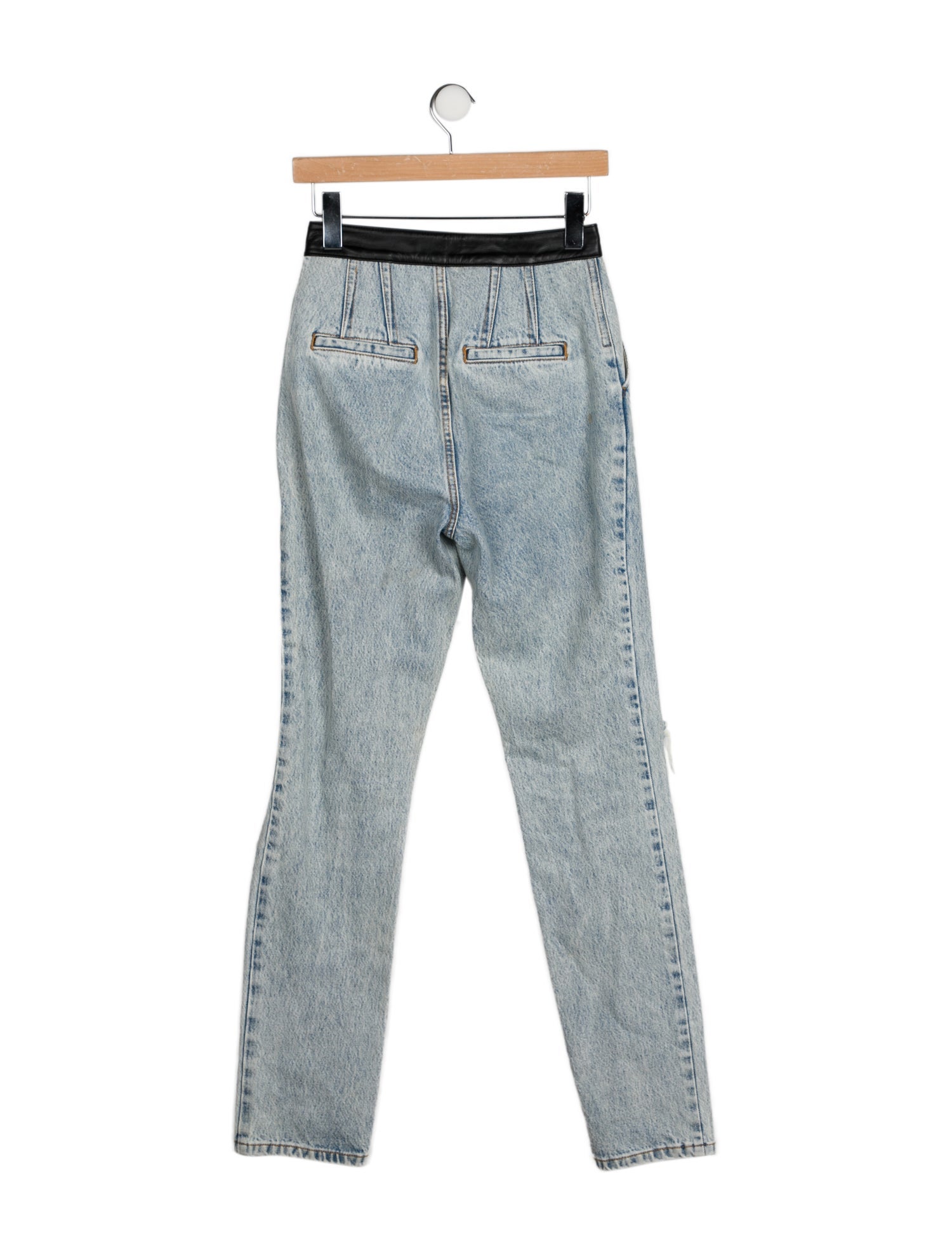 Alexander Wang High-Rise Straight Leg Jeans