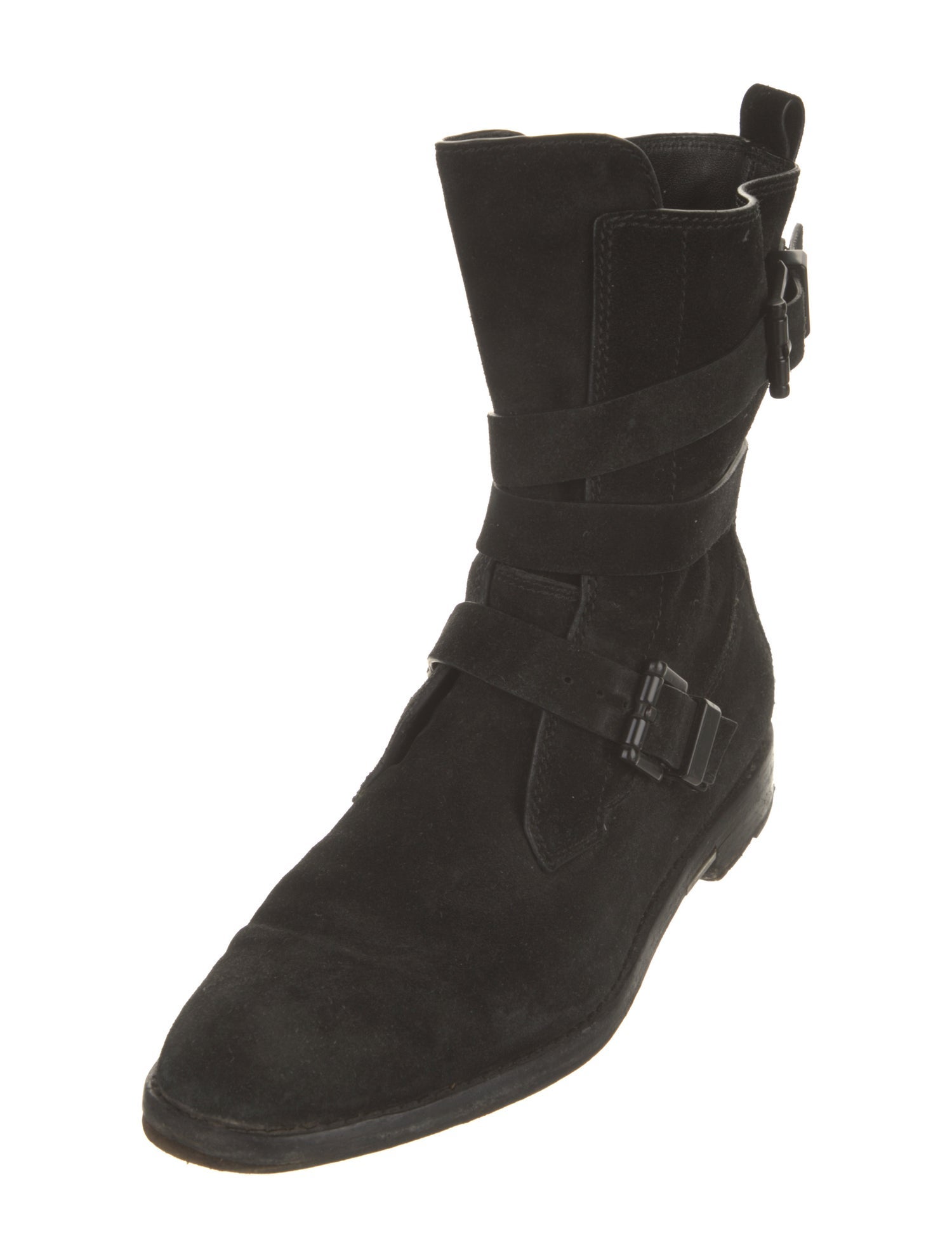 Alexander Wang Suede Combat Boots