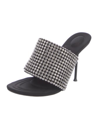 Alexander Wang Crystal Crystal Embellishments Slides