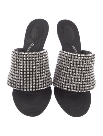 Alexander Wang Crystal Crystal Embellishments Slides