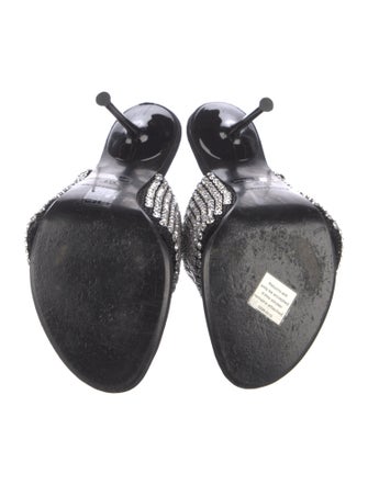 Alexander Wang Crystal Crystal Embellishments Slides