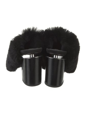 Alexander Wang Fur Fur Trim Espadrilles