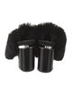 Alexander Wang Fur Fur Trim Espadrilles