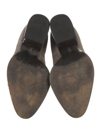 Alexander Wang Suede Studded Accents Chelsea Boots