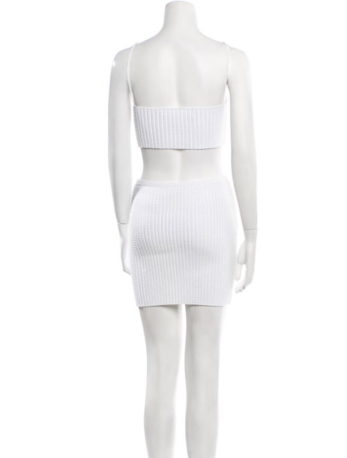 Alexander Wang Crystal Embellishments Skirt Set