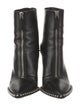 Alexander Wang Leather Studded Accents Lace-Up Boots