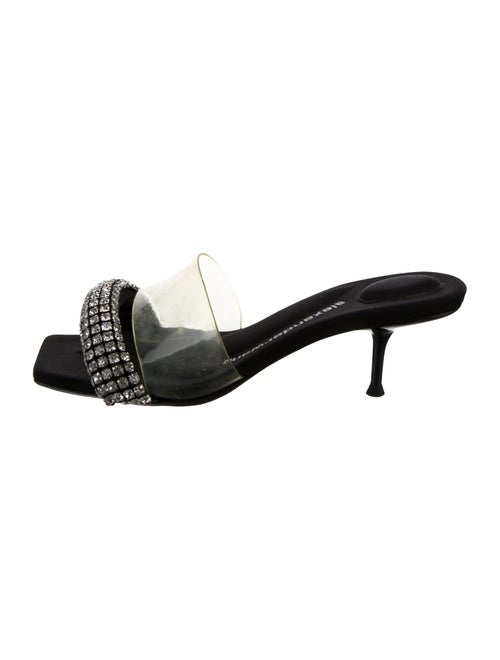 Alexander Wang PVC Crystal Embellishments Slides
