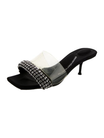 Alexander Wang PVC Crystal Embellishments Slides