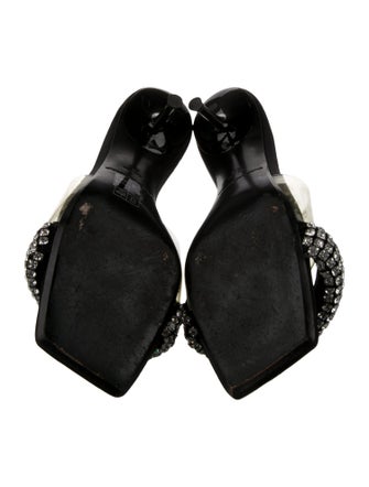 Alexander Wang PVC Crystal Embellishments Slides