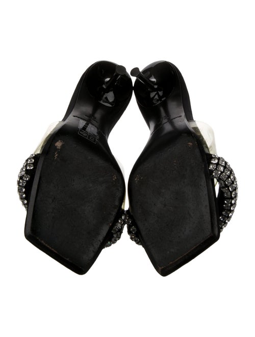 Alexander Wang PVC Crystal Embellishments Slides