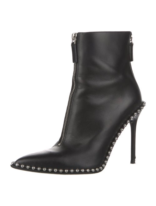 Alexander Wang Leather Studded Accents Boots