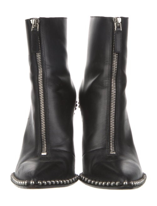 Alexander Wang Leather Studded Accents Boots