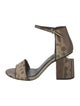 Alexander Wang Leather Printed Sandals
