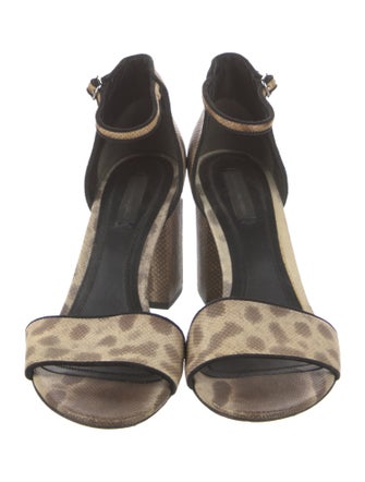 Alexander Wang Leather Printed Sandals
