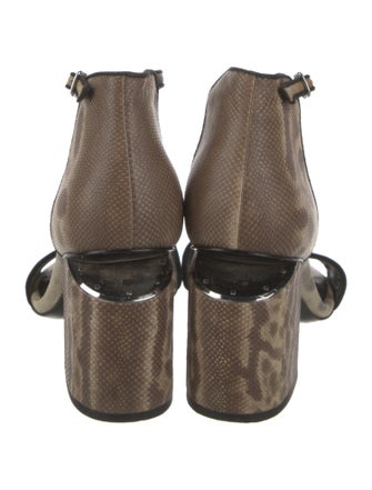 Alexander Wang Leather Printed Sandals