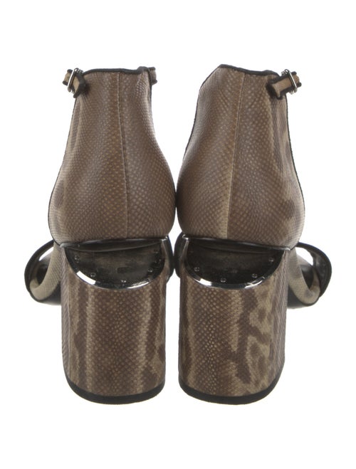 Alexander Wang Leather Printed Sandals