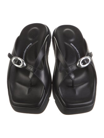 Alexander Wang Leather Slides