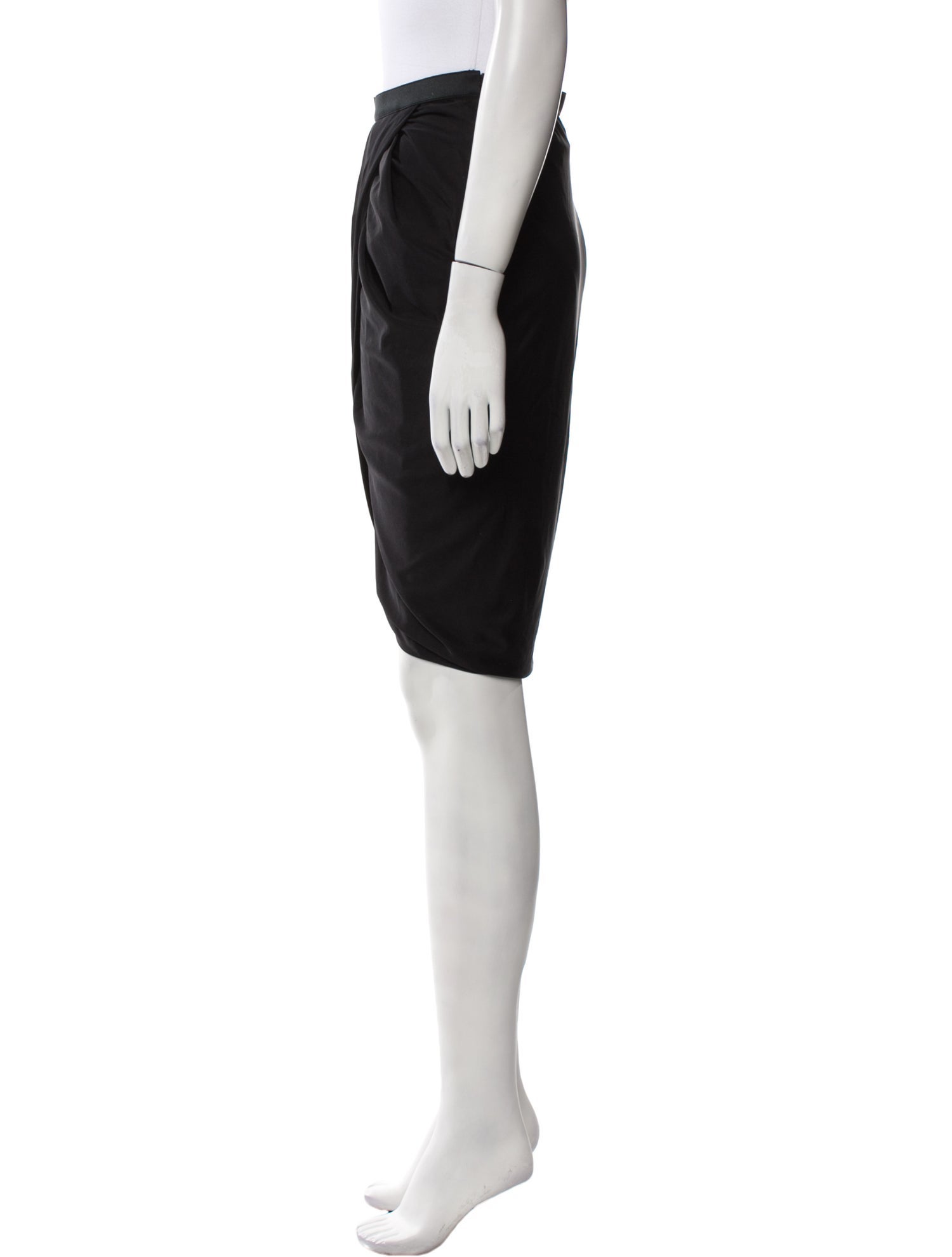 Alexander Wang Pleated Accents Knee-Length Skirt