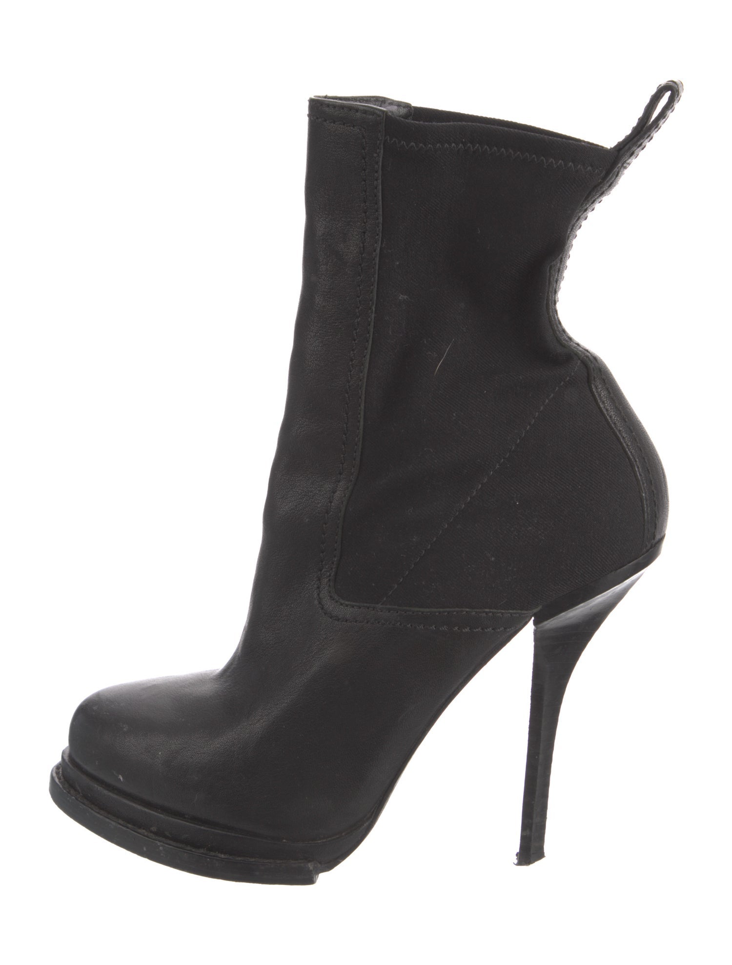 Alexander Wang Leather Sock Boots