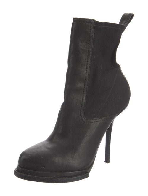 Alexander Wang Leather Sock Boots