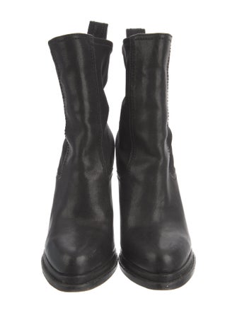 Alexander Wang Leather Sock Boots