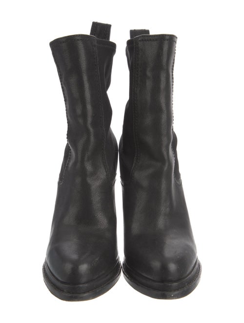 Alexander Wang Leather Sock Boots