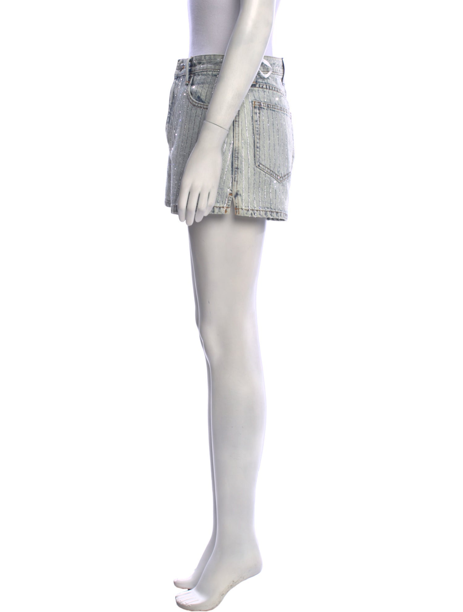 Alexander Wang Striped Mini Shorts