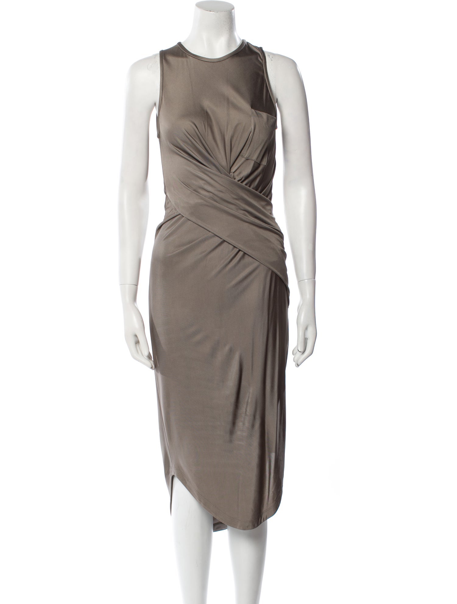 Alexander Wang Crew Neck Long Dress