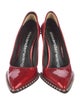 Alexander Wang Patent Leather Studded Accents Pumps