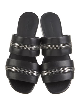 Alexander Wang Leather Slides