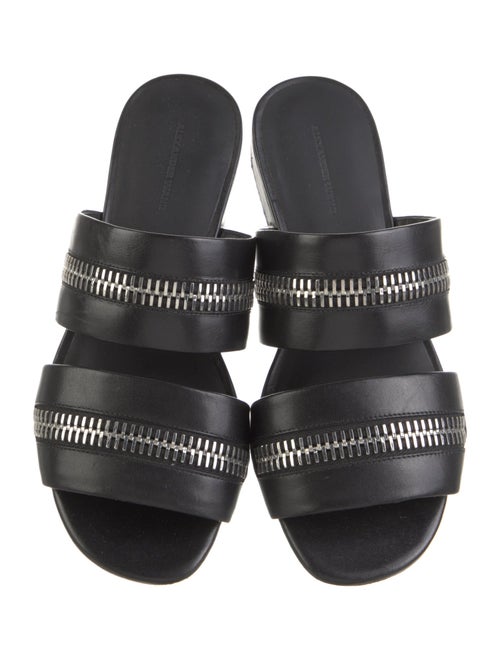 Alexander Wang Leather Slides