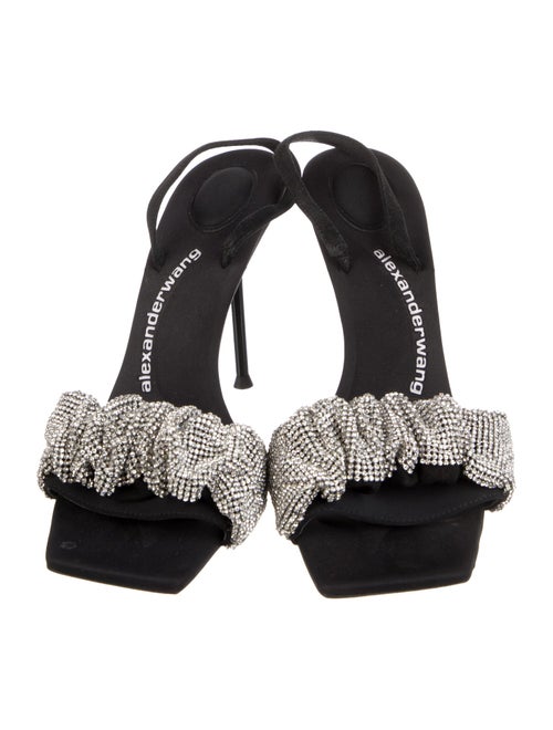 Alexander Wang Crystal Embellishments Slingback Sandals