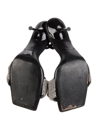 Alexander Wang Crystal Embellishments Slingback Sandals
