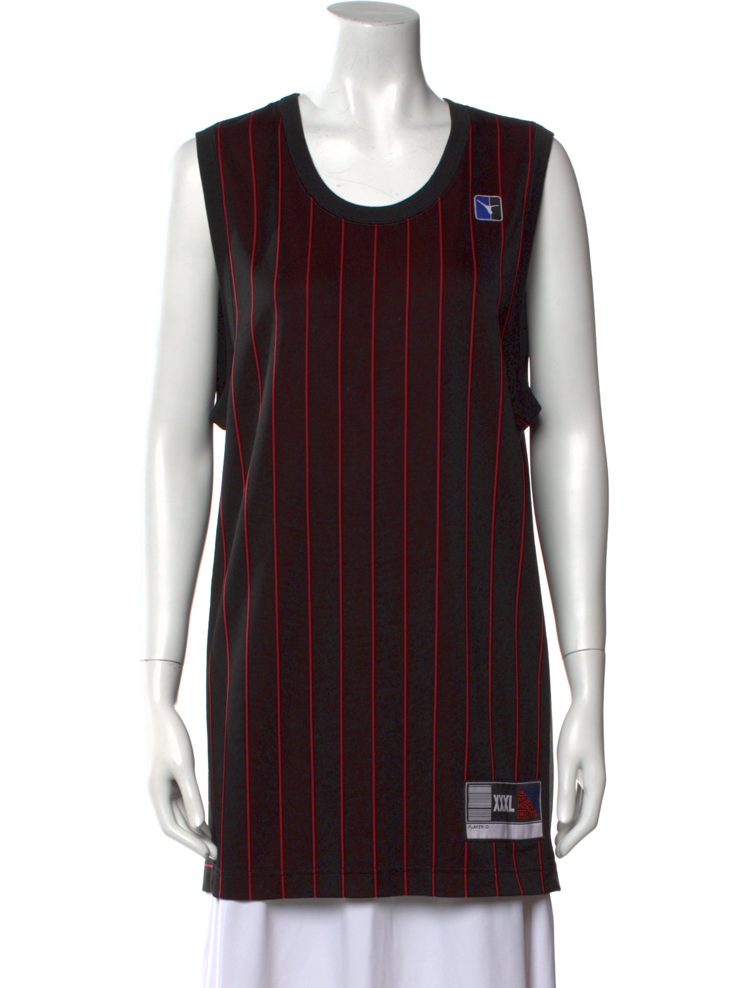 Alexander Wang Striped Scoop Neck Tunic