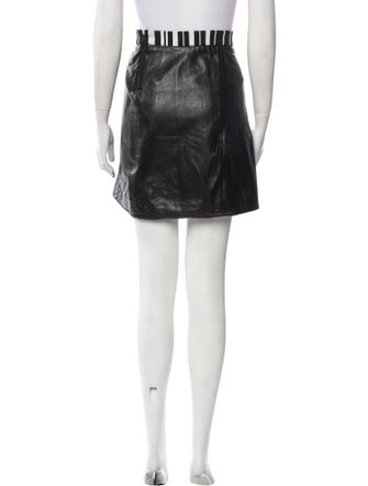 Alexander Wang Lambskin Mini Skirt
